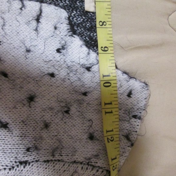 Mystree Women Black and White Open Cardigan size XS - Picture 7 of 9